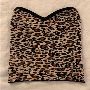 Urban Outfitters Cheetah Tube Top